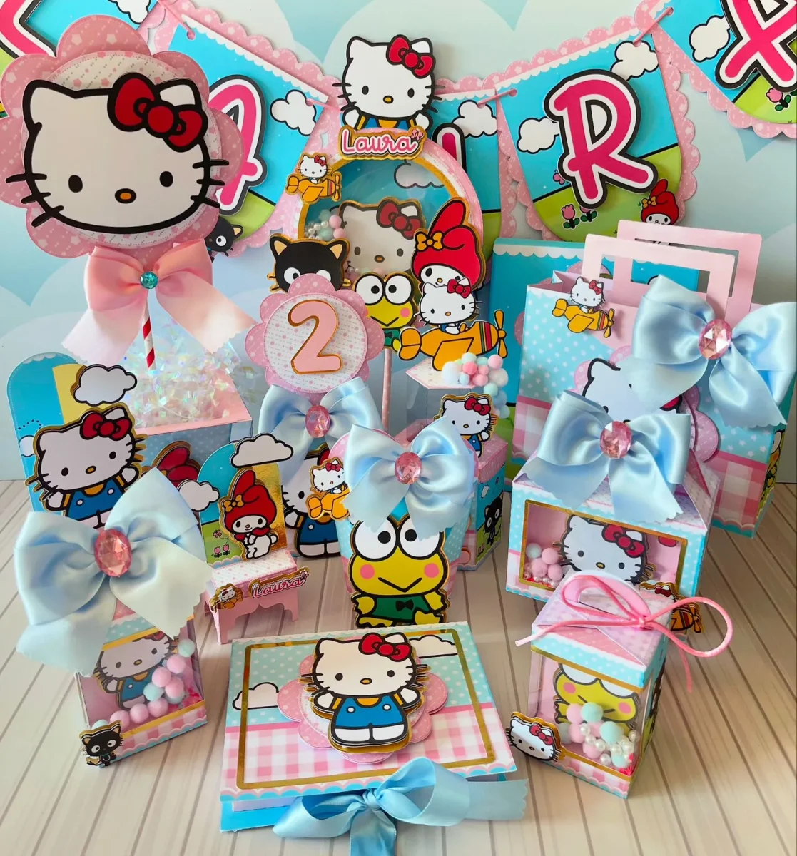 Festa Decoracao Hello Kitty Studio, Png e Pdf - Image 2