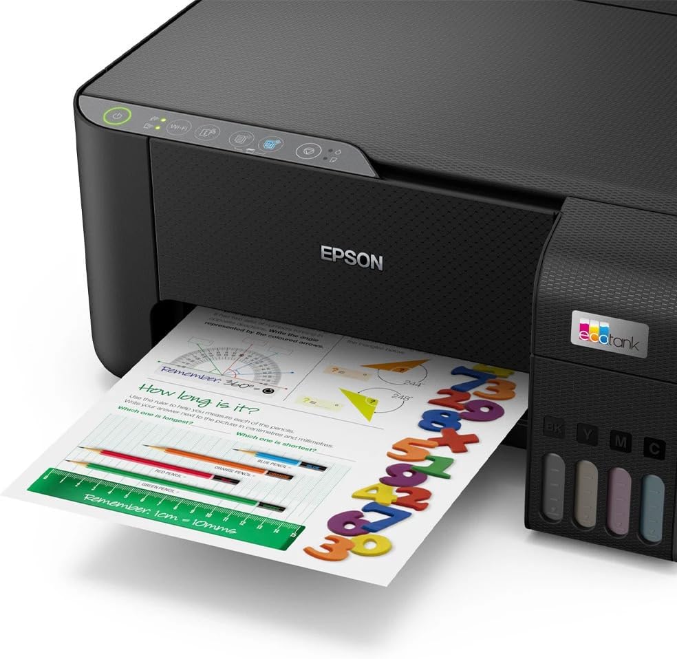 Epson EcoTank L3250 – Multifuncional, Tanque de Tinta Colorida, Wi-Fi Direct, USB, Bivolt, Preto - Image 5