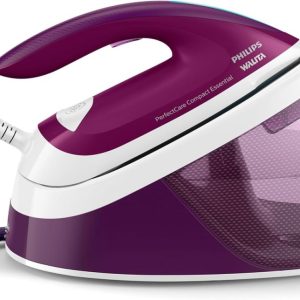 Ferro de Passar PerfectCare Compact Essential Philips Walita Rosa 2000W, 220v – GC6842/34