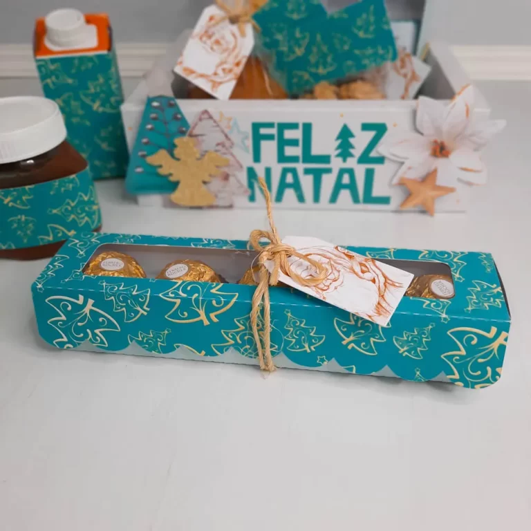 Arquivo Cesta de Feliz Natal Studio e Pdf - Image 4