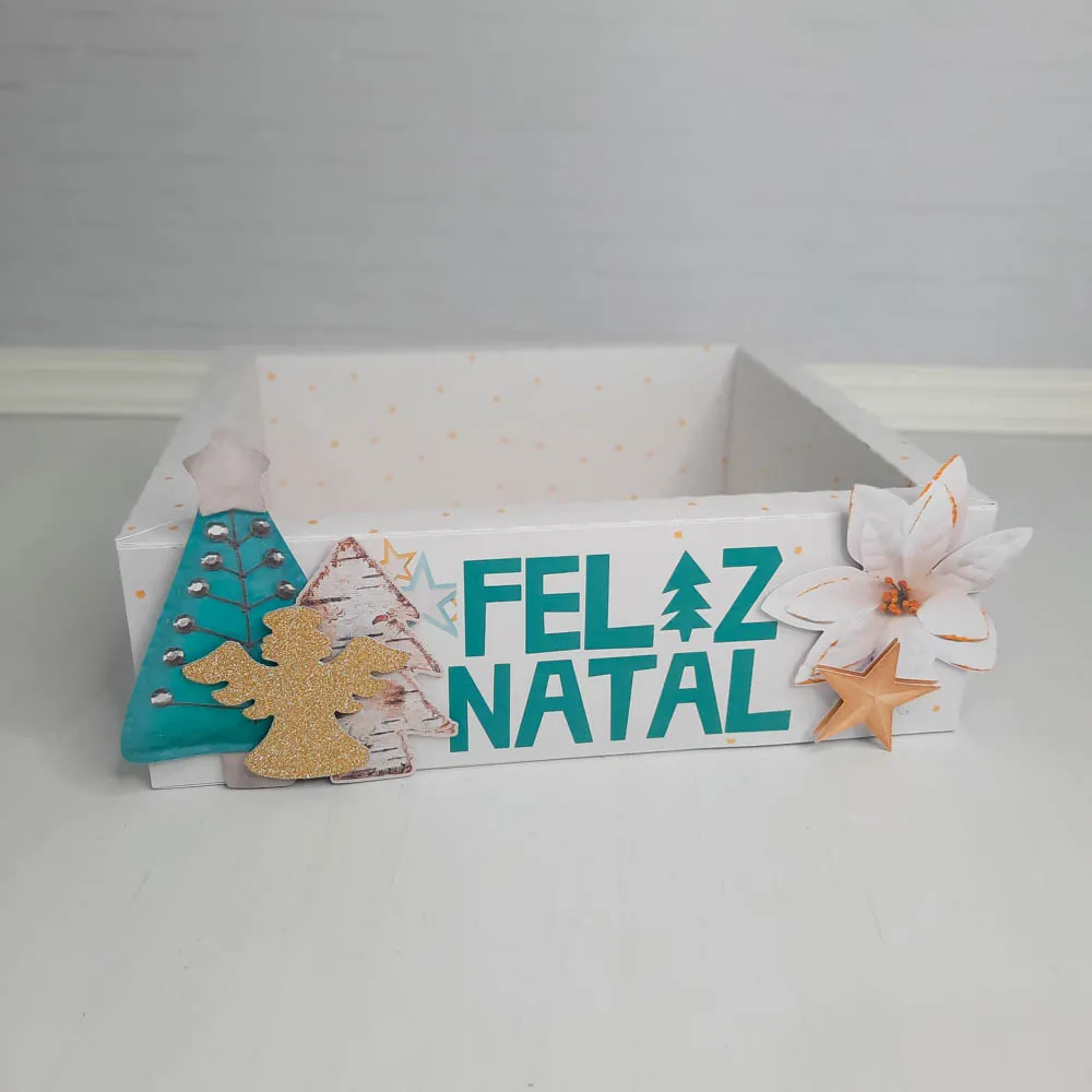 Arquivo Cesta de Feliz Natal Studio e Pdf - Image 5