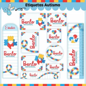 Arquivo Etiqueta Escolar Autismo