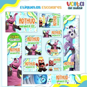 Arquivo Etiqueta Escolar Divertidamente