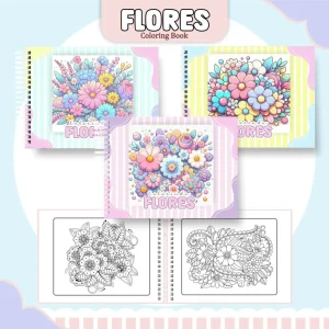 Arquivo Livro de Colorir Flores Pintar Pdf