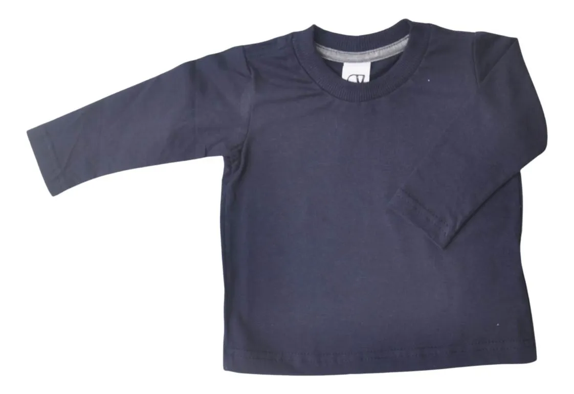 Molde Camiseta Infantil Manga Longa
