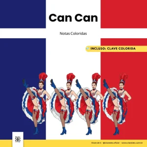 Partitura Colorida – Can Can