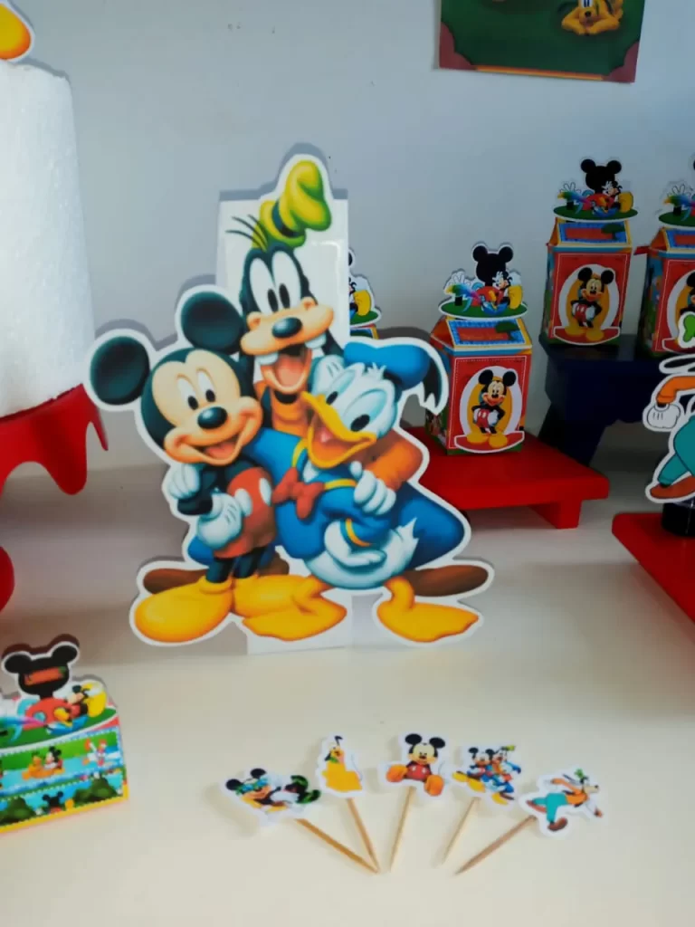 Centro de Mesa do Mickey Studio e Pdf - Image 4
