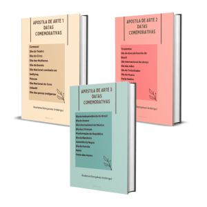 Combo 3 Apostilas de Arte Datas Comemorativas