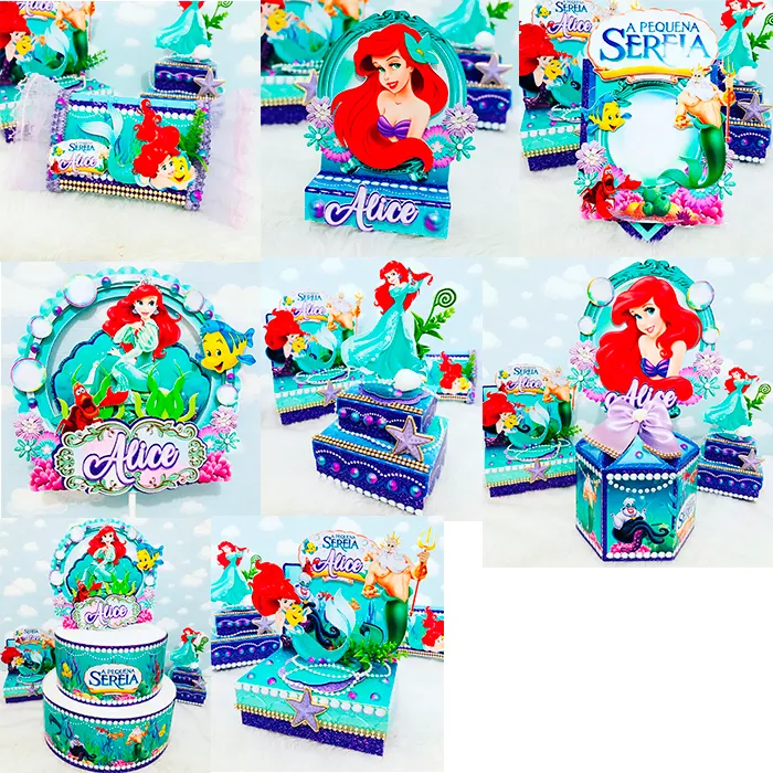Festa Tema Ariel Studio e Pdf