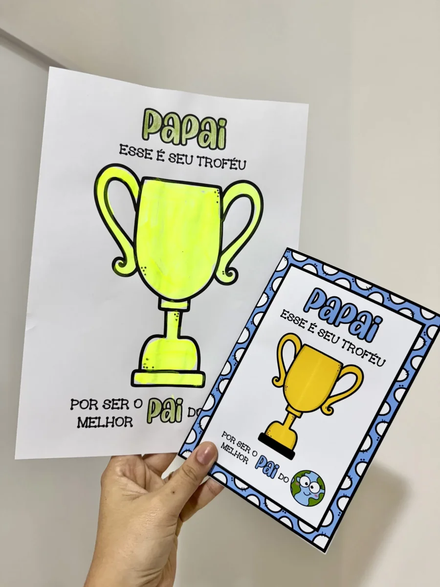 Kit Dia dos Pais Tema Troféu