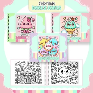 Livro de Colorir Doces Pintar Pdf