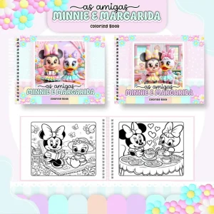 Livro de Colorir Minnie e Margarida Pdf