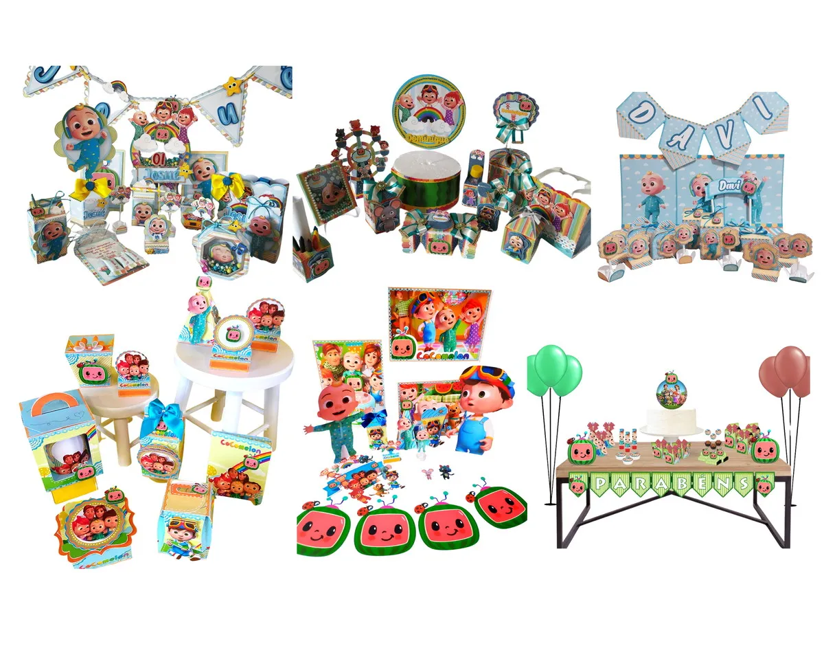 Pack 6 Kit Arquivo de Corte Cocomelon - Image 2