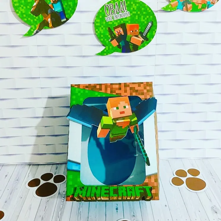 Pascoa Tema Minecraft Studio e Pdf - Image 3