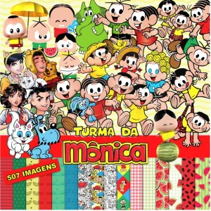 Scrapbook e Cliparts Turma da Mônica