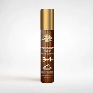 Parafina Bronze Solar Shine – 3x1 Iluminador, Bronzeador e Protetor FPS15 120ml