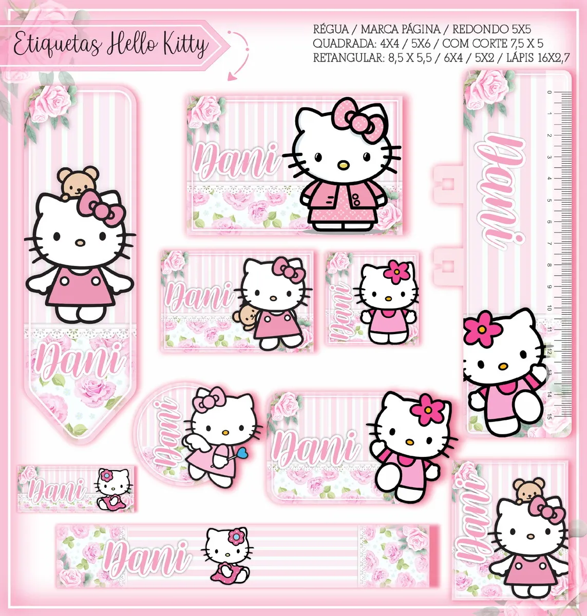 Volta as Aulas Etiquetas da Hello Kitty - Image 2