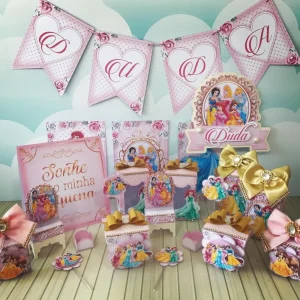 Enfeite de Mesa Princesas Disney
