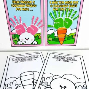 Atividade Interativa de Páscoa Mãozinhas