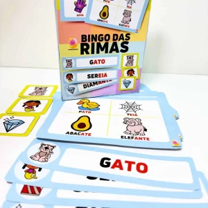 Bingo das Rimas Colorido e para Pintar