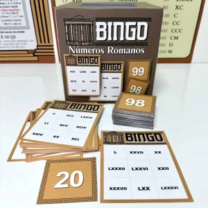 Bingo Números Romanos com 30 Cartelas