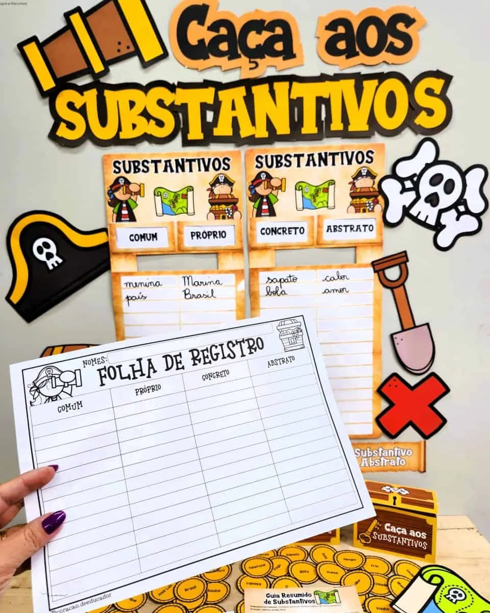 Jogo Caça aos Substantivos com Nove Categorias - Image 3