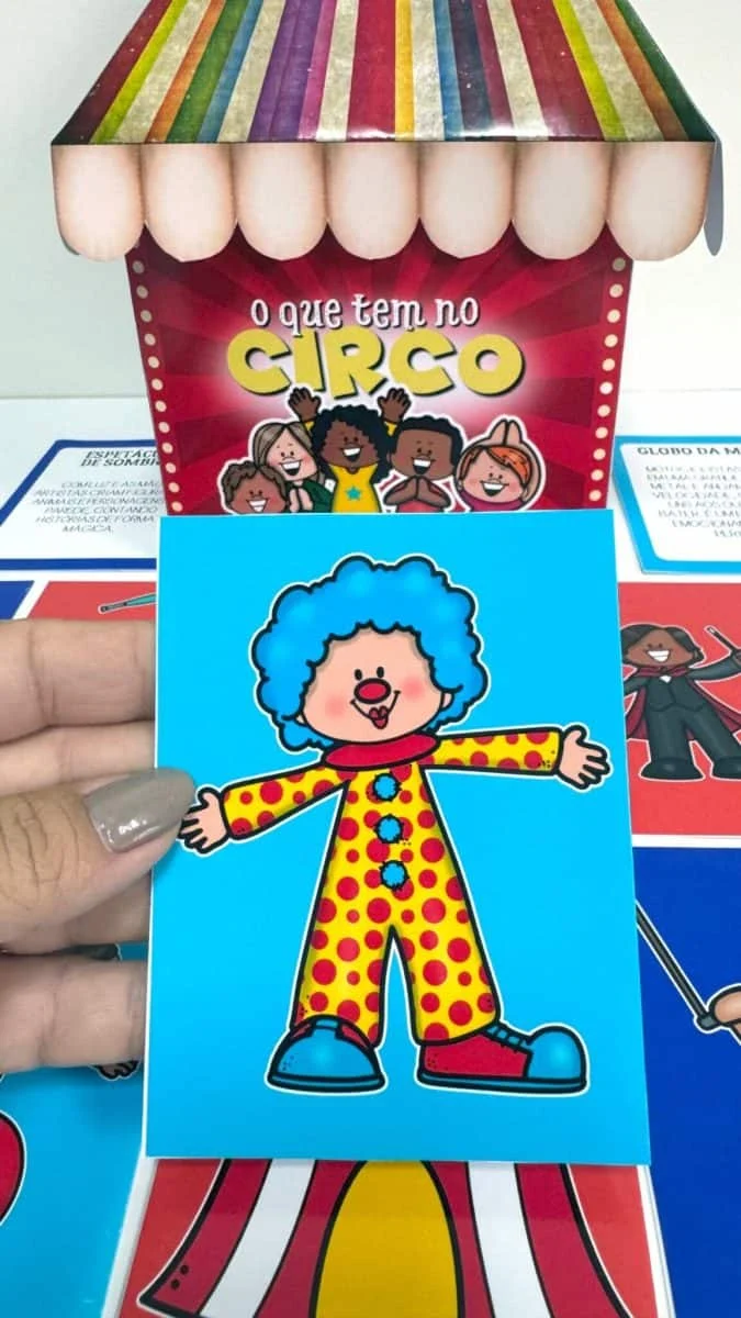 Caixa O Que Tem no Circo com Desenhos - Image 5