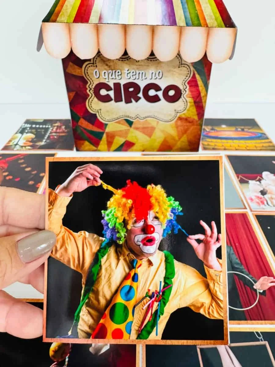 Caixa O Que Tem no Circo com Imagens - Image 6
