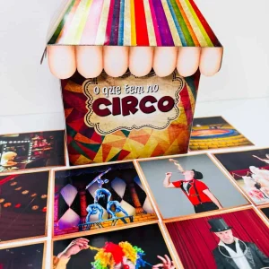 Caixa O Que Tem no Circo com Imagens