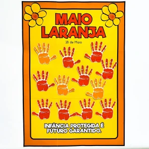 Cartaz Colaborativo Maio Laranja