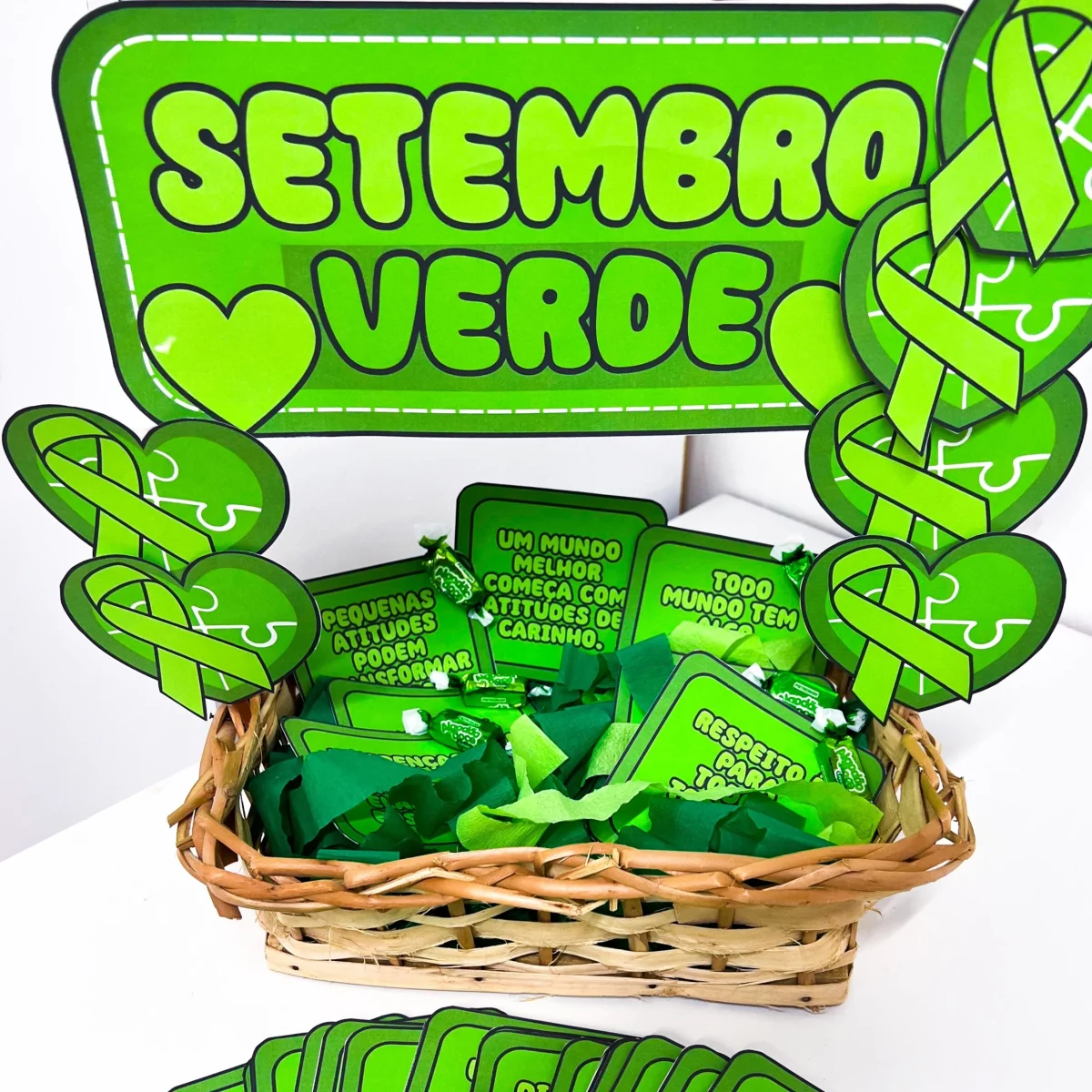 Cesta de Recadinhos Setembro Verde