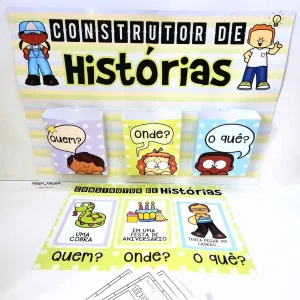 Jogo Construtor de Histórias com 96 Cartas