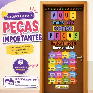 Decoração de Porta Peças Importantes
