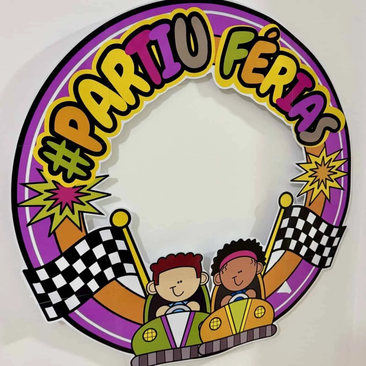 Decoração de Bambolê Partiu Férias - Image 2