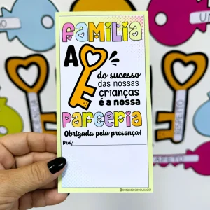Dinâmica A Chave do Sucesso para Famílias