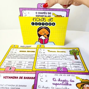Fichas de Leitura Maiúsculas e Minúsculas