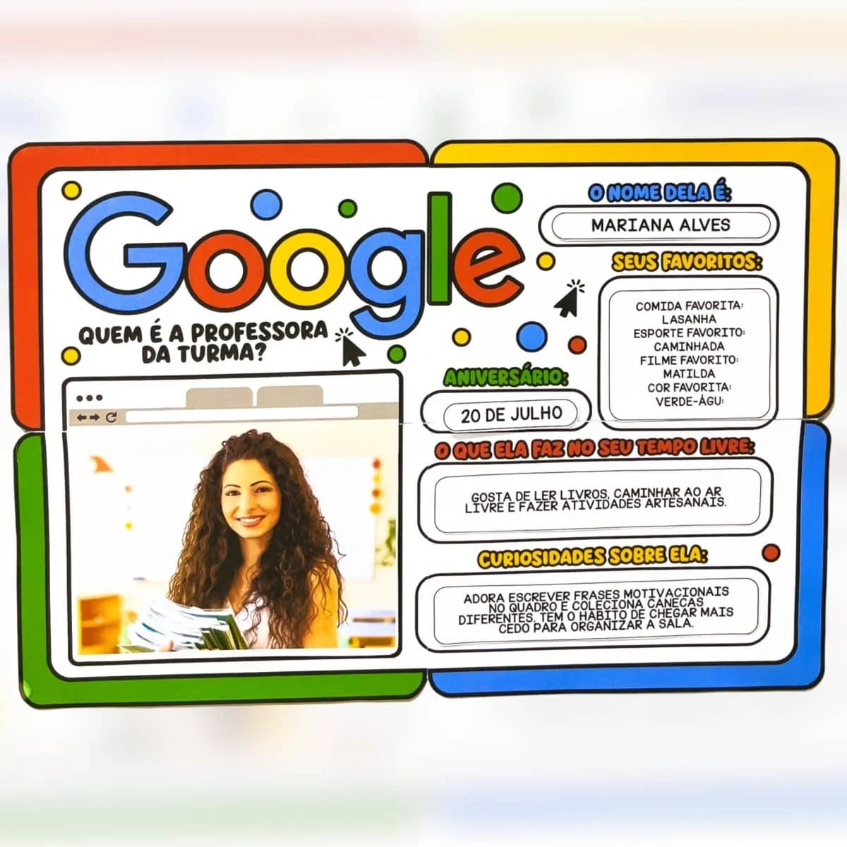 Painel Google Professor da Turma