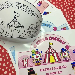 Kit Circo Atividades e Lembrancinhas