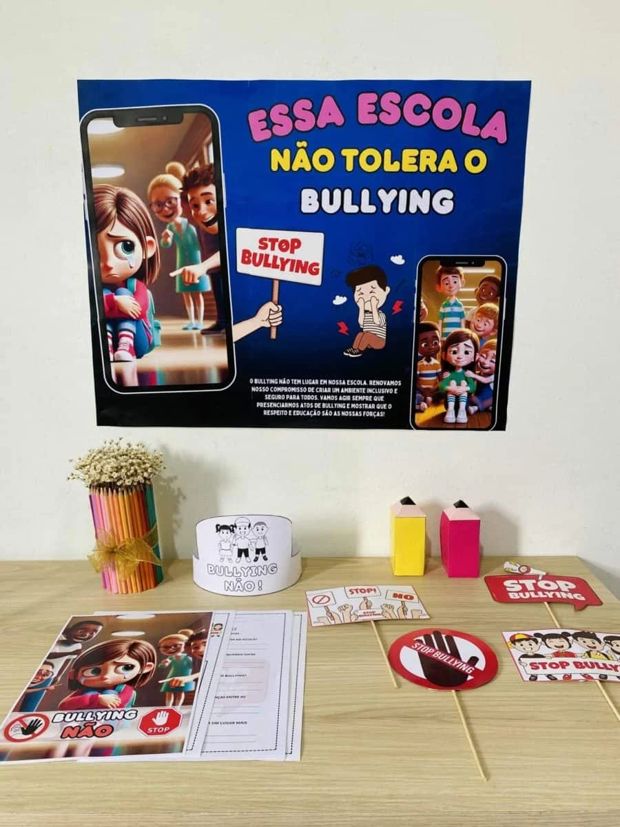 Kit Combate ao Bullying com Painel e Atividades - Image 3