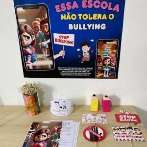 Kit Combate ao Bullying com Painel e Atividades