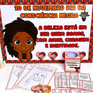 Kit Consciência Negra com Cartaz e Atividades