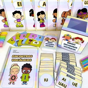 Kit Encontros Vocálicos com Jogos e Atividades