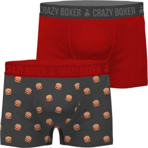 Pack 2 Boxers Crazy Boxer Burguer
