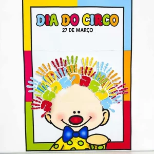 Painel Colaborativo Dia do Circo com 10 Páginas