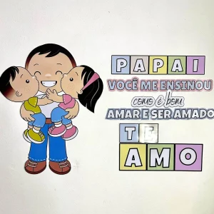 Painel Te Amo para o Dia dos Pais