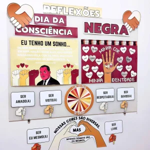 Painel de Educação Antirracista para Crianças