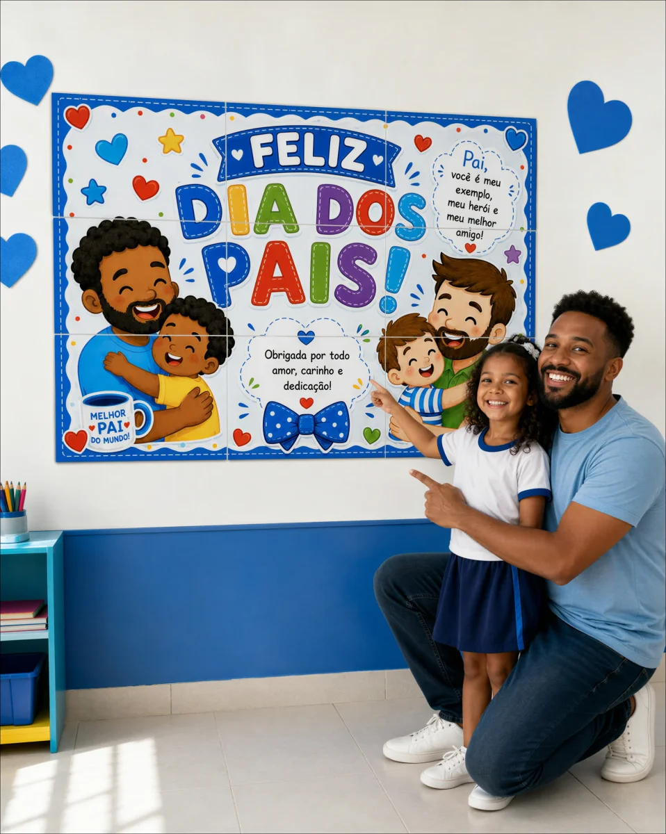 Painel Feliz Dia dos Pais em Dois Tamanhos - Image 4