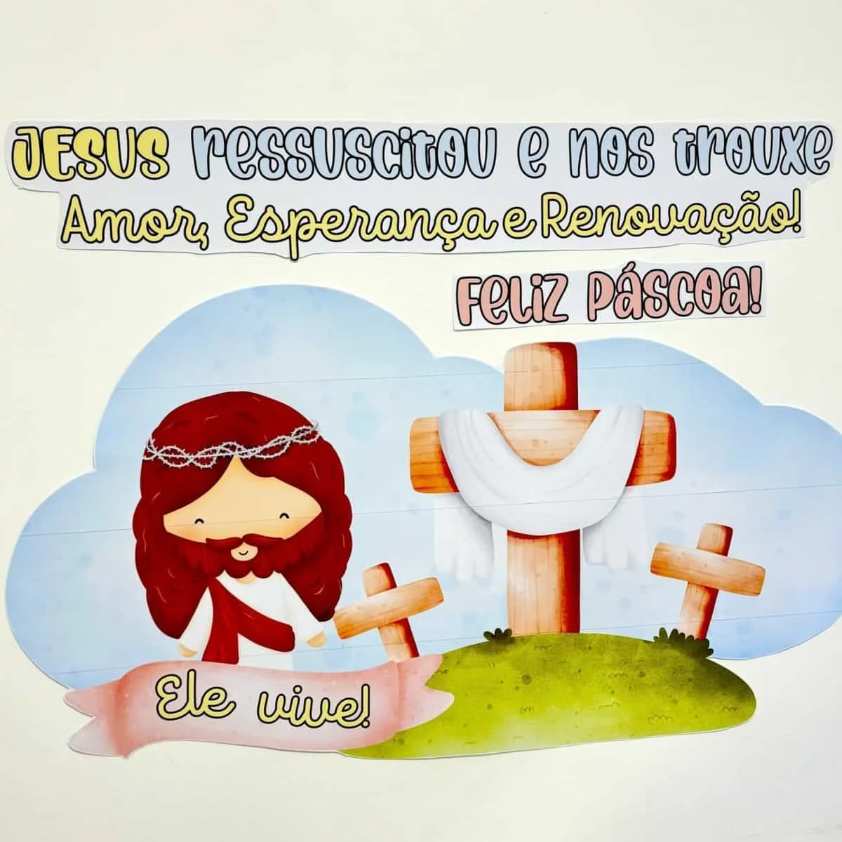 Painel Educativo Páscoa Cristã