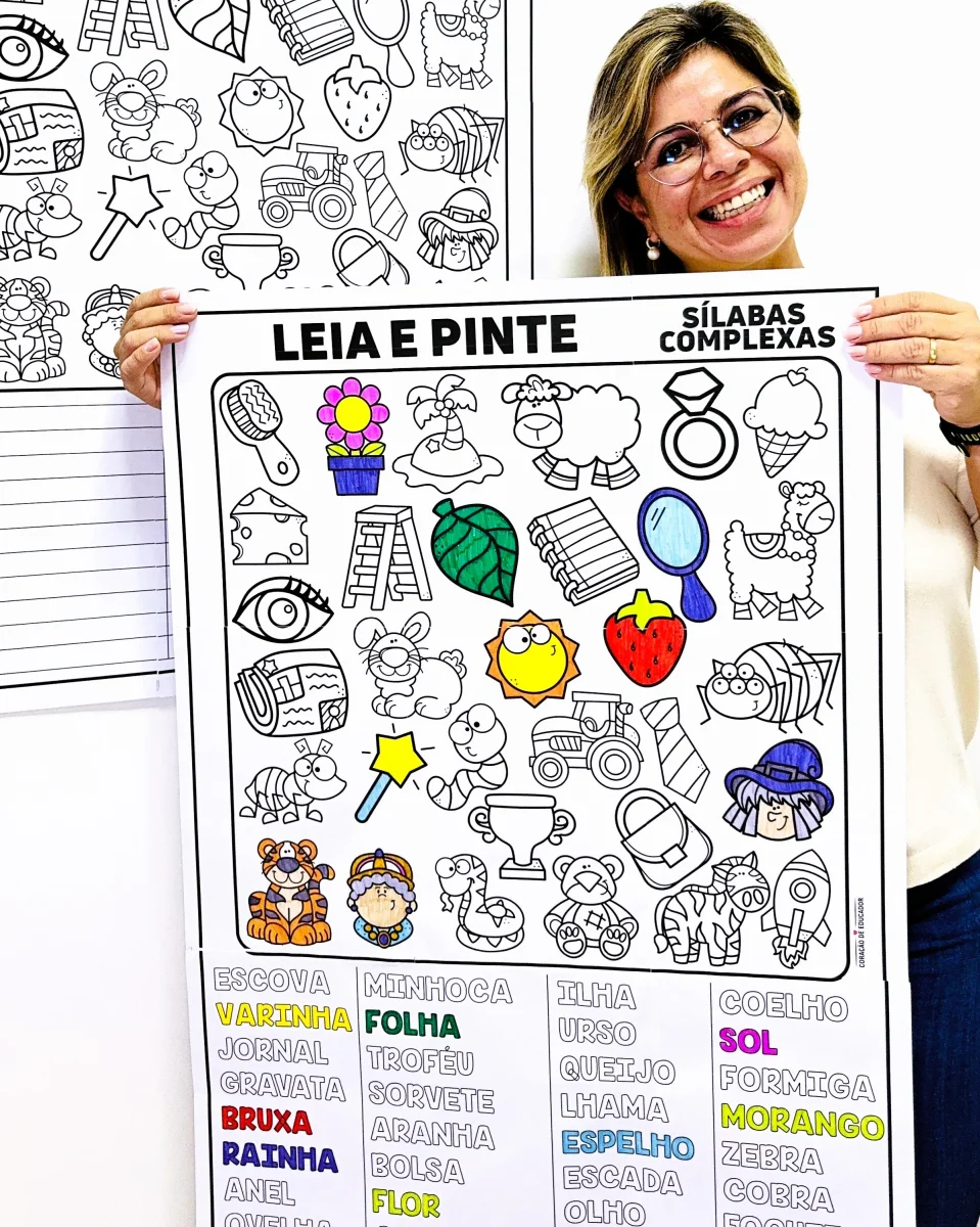 Pôster Interativo de Palavras para Alfabetização - Image 5