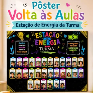 Pôster Estação de Energia da Turma